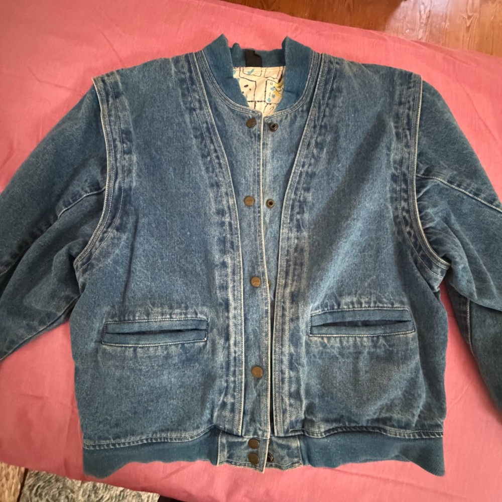 Vintage Jag denim Bomber by Adele Palmer